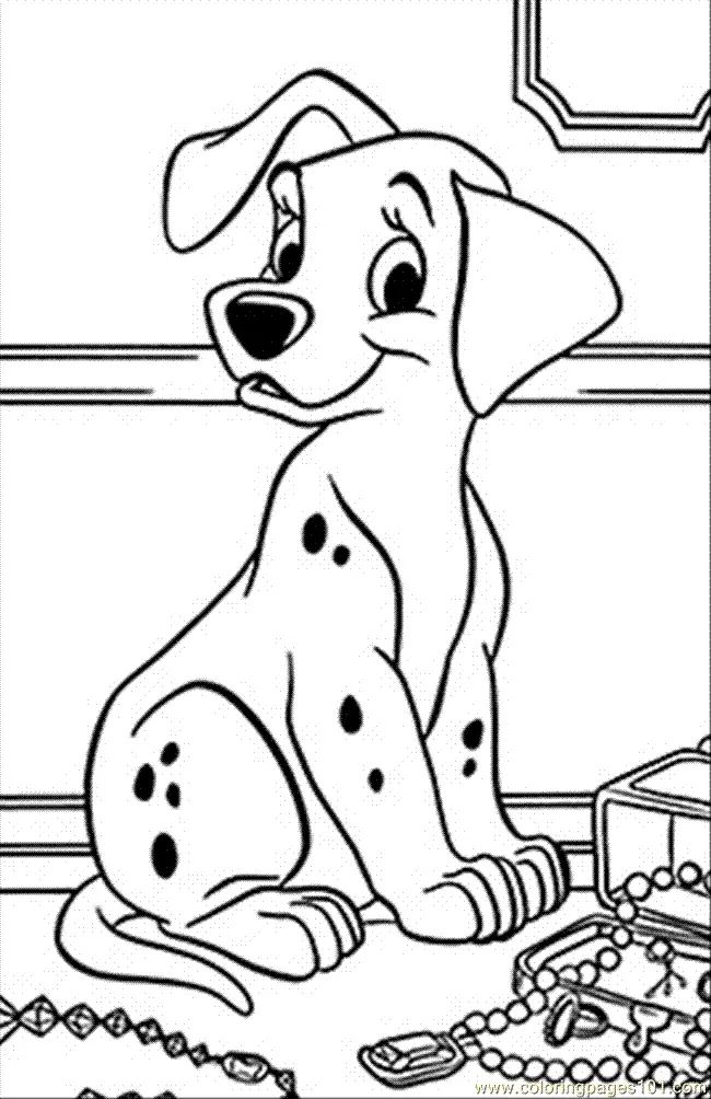 Çocuklar İçin Köpek Boyama Sayfaları 