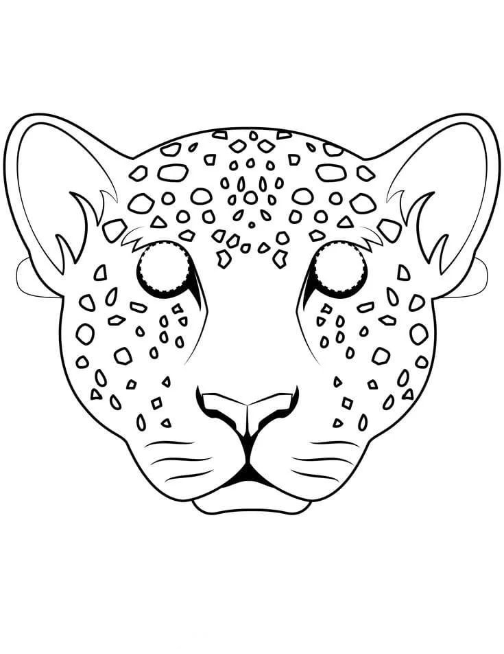 Çocuklar İçin Leopar Boyama Sayfaları 