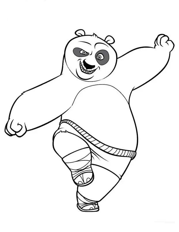 Çocuklar İçin Panda Boyama Sayfaları 