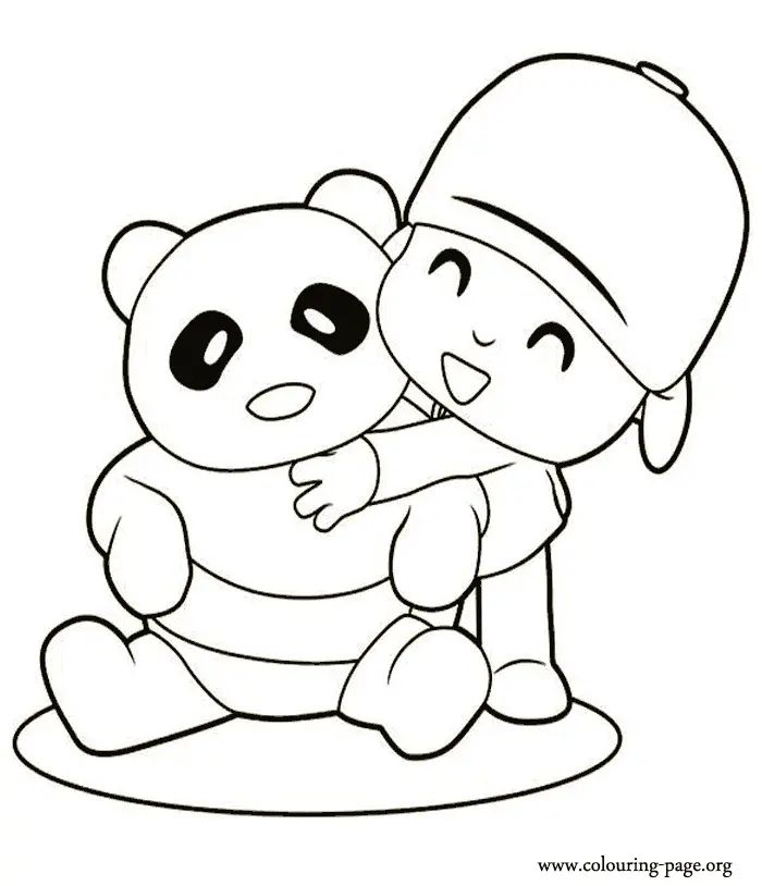 Çocuklar İçin Panda Boyama Sayfaları 