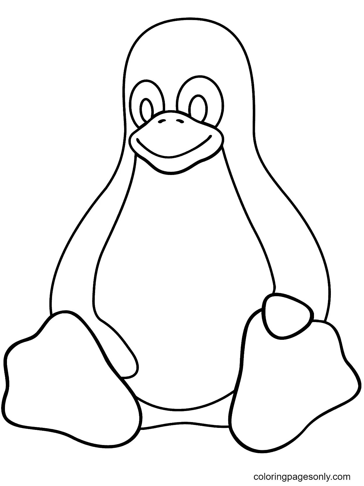 Çocuklar İçin Penguen Boyama Sayfaları 