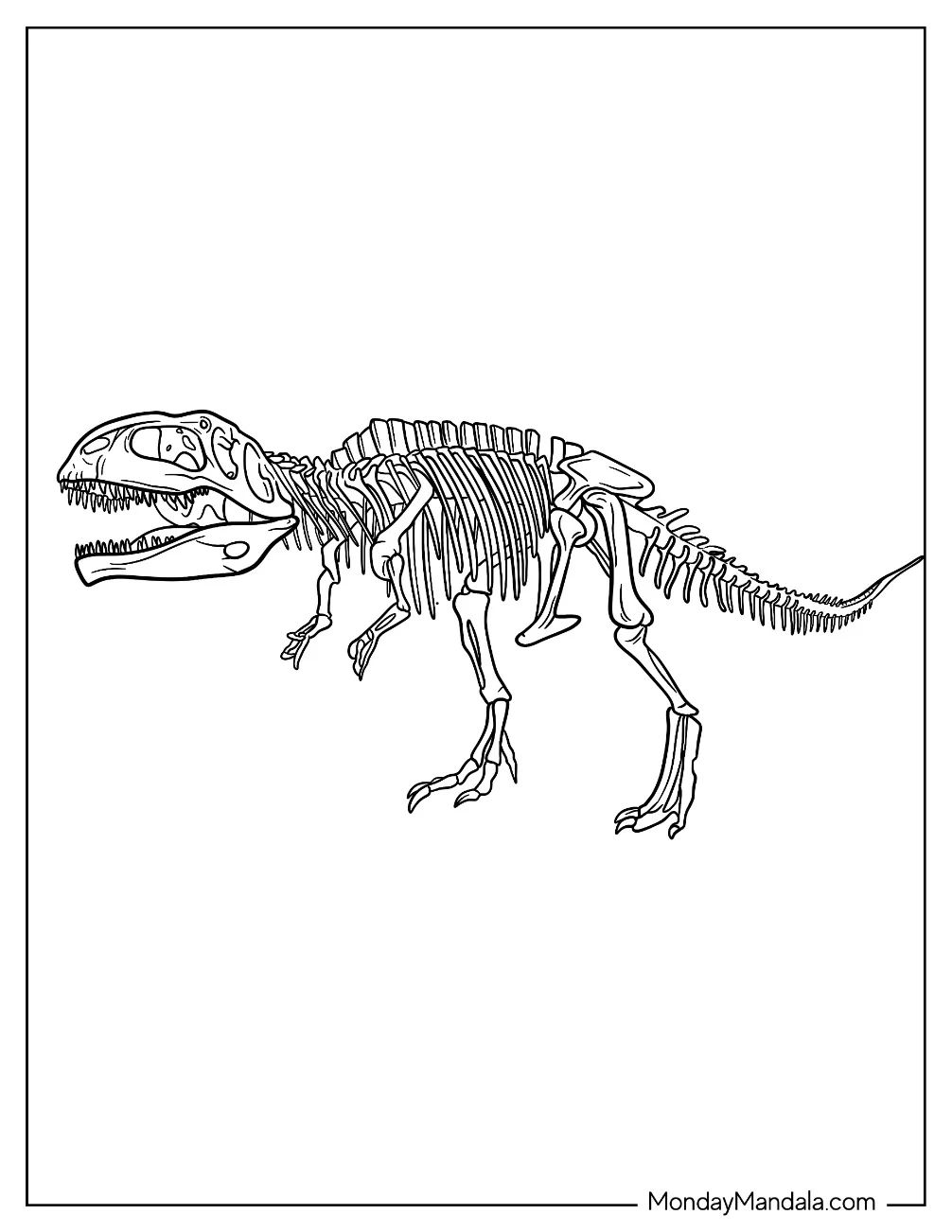 Çocuklar İçin Gigantosaurus Boyama Sayfaları 