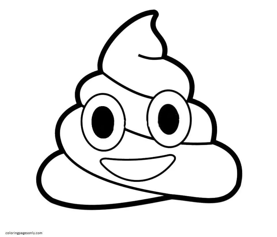 Çocuklar İçin  Emoji Boyama Sayfaları 