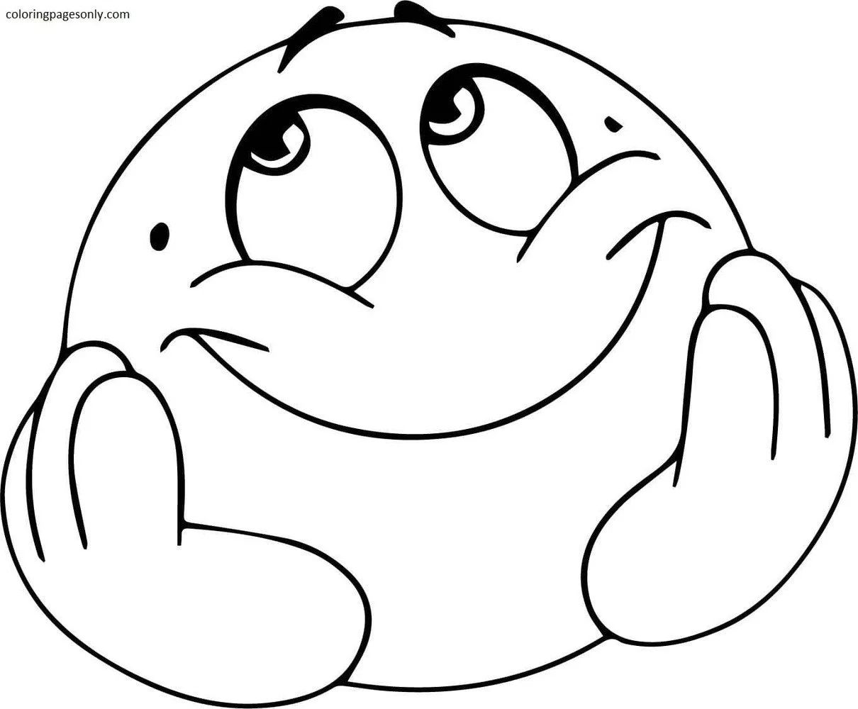 Çocuklar İçin  Emoji Boyama Sayfaları 