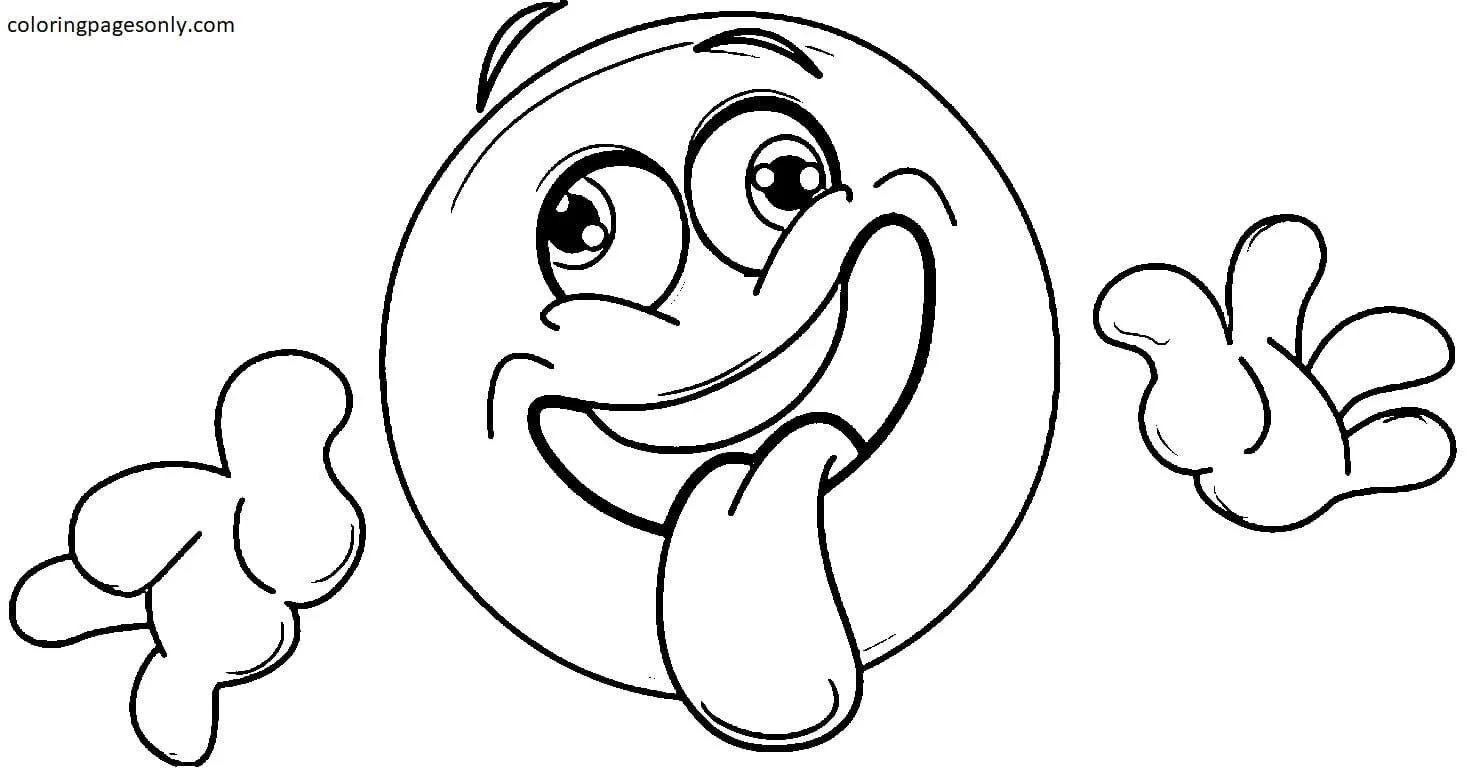 Çocuklar İçin  Emoji Boyama Sayfaları 