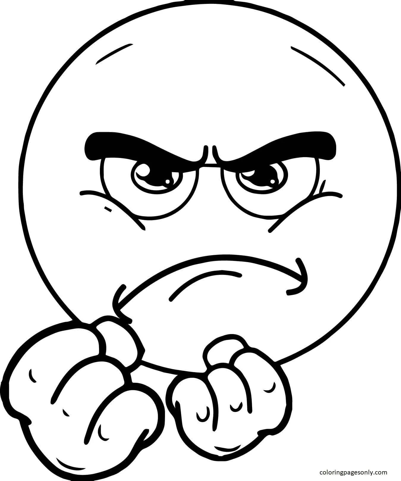 Çocuklar İçin  Emoji Boyama Sayfaları 