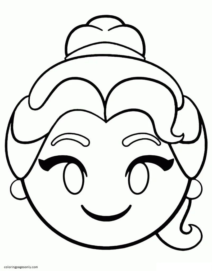Çocuklar İçin  Emoji Boyama Sayfaları 