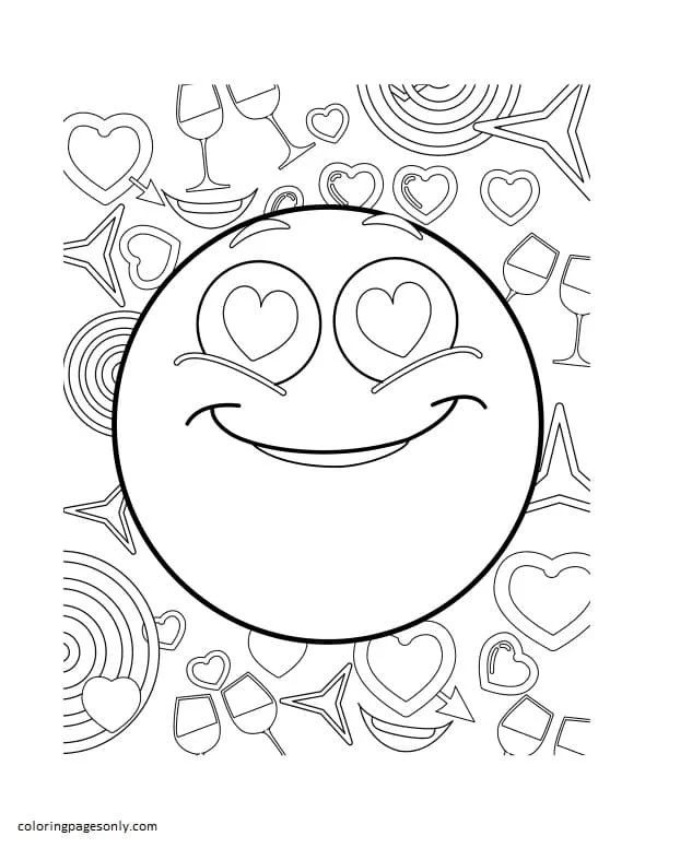 Çocuklar İçin  Emoji Boyama Sayfaları 