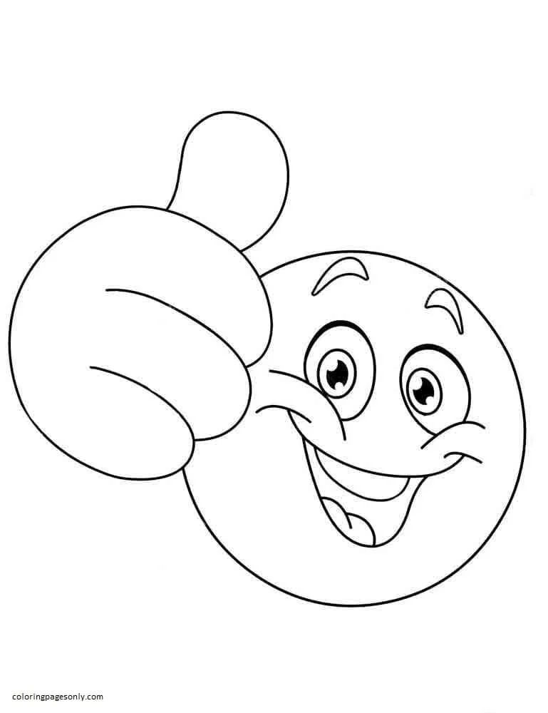 Çocuklar İçin  Emoji Boyama Sayfaları 