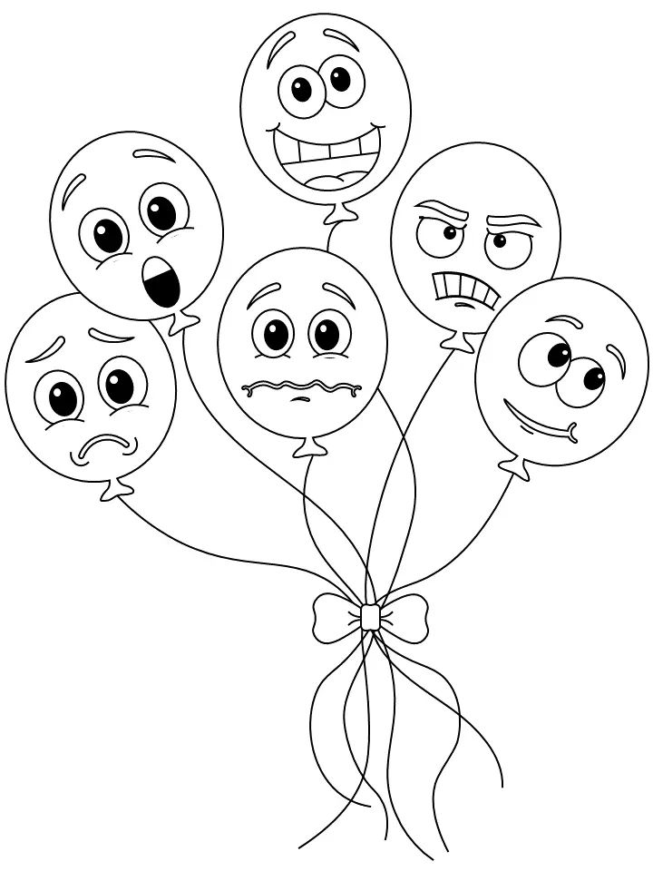 Çocuklar İçin  Emoji Boyama Sayfaları 