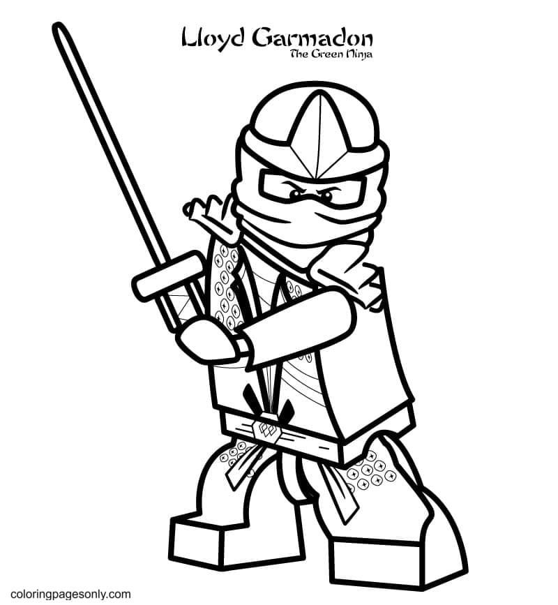 Çocuklar İçin  Ninja Boyama Sayfaları 