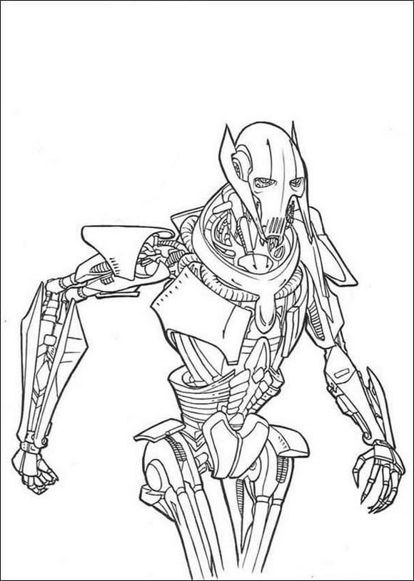 Çocuklar İçin  Robot Boyama Sayfaları 