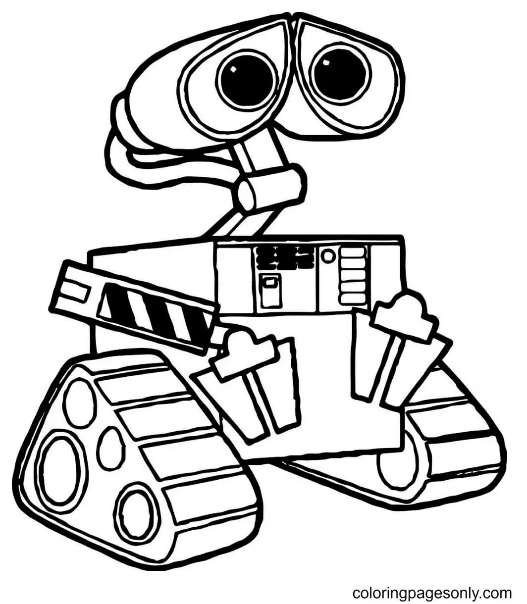 Çocuklar İçin  Robot Boyama Sayfaları 