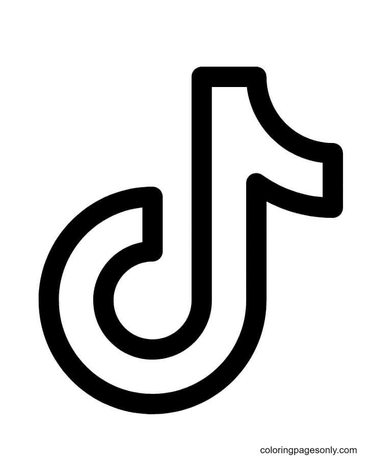 Çocuklar İçin  Tiktok Boyama Sayfaları 