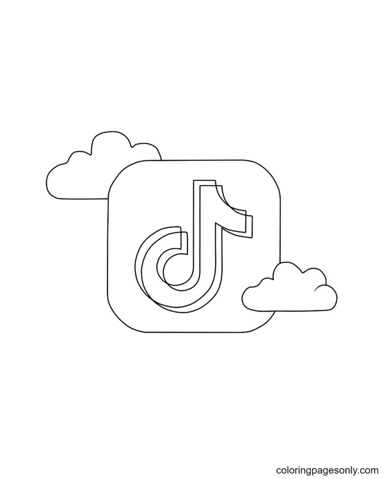 Çocuklar İçin  Tiktok Boyama Sayfaları 