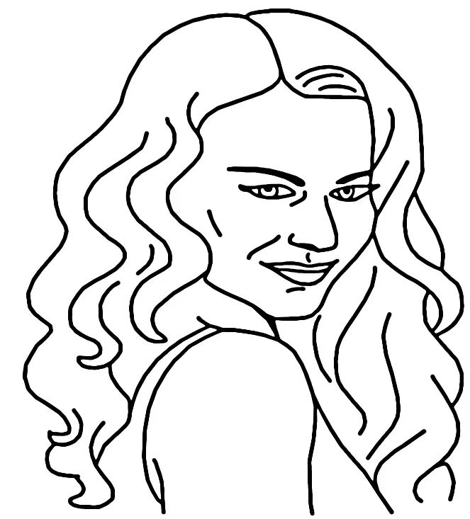 Çocuklar İçin  Ünlüler Beyonce Boyama Sayfaları 
