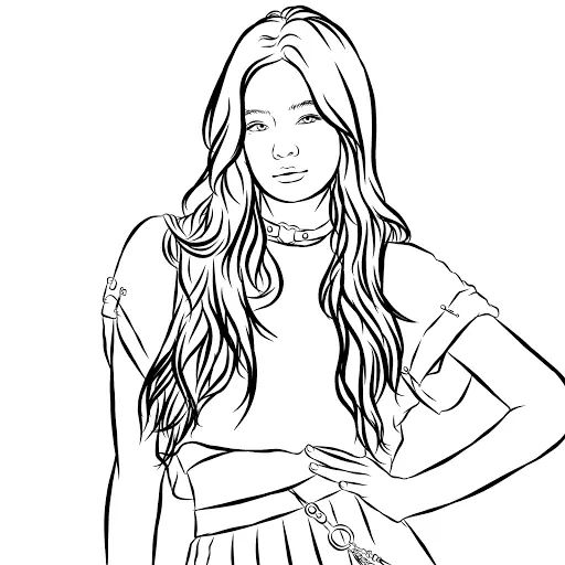 Çocuklar İçin  Ünlüler Blackpink Boyama Sayfaları 