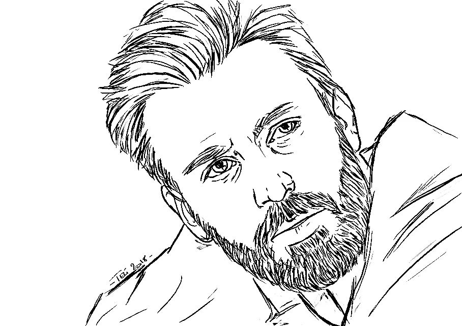 Çocuklar İçin  Ünlüler Chris-Evans Boyama Sayfaları 