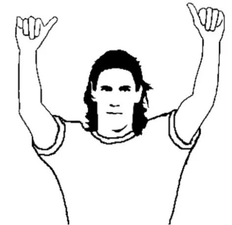 Çocuklar İçin  Ünlüler Edinson-Cavani Boyama Sayfaları 