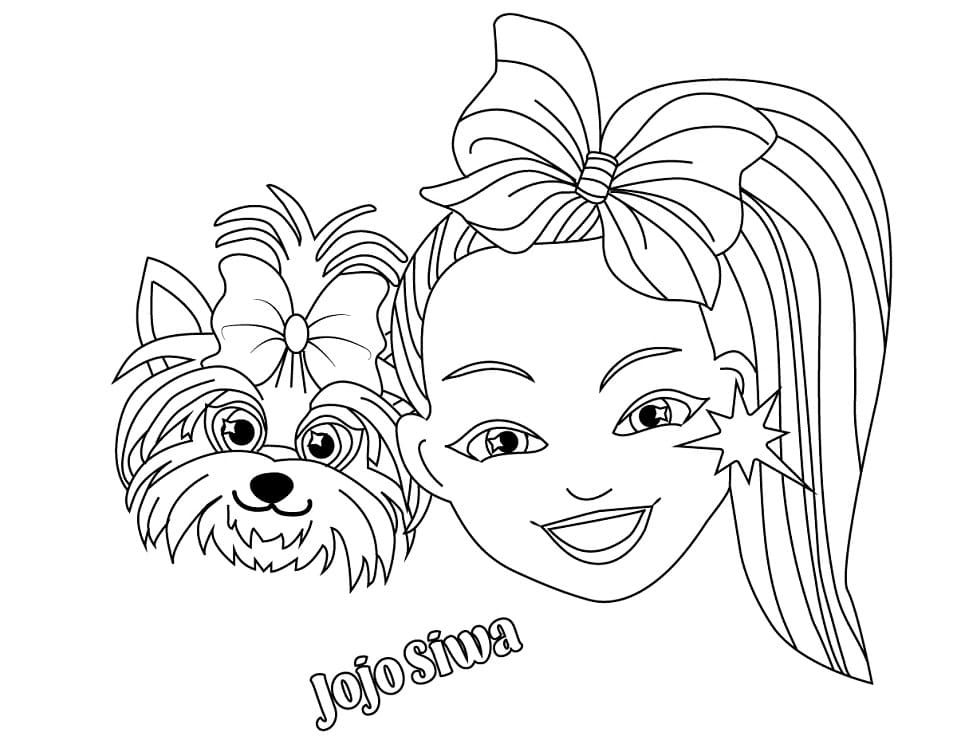 Çocuklar İçin  Ünlüler Jojo-Siwa Boyama Sayfaları 