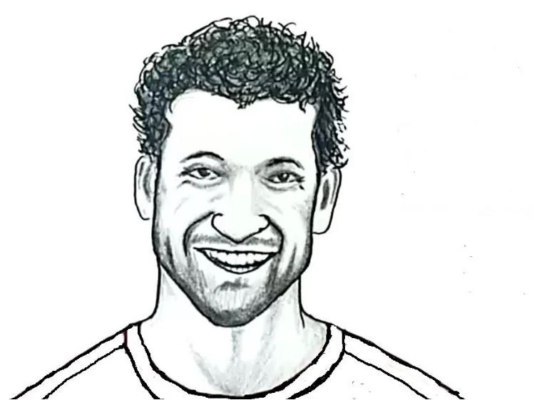 Çocuklar İçin  Ünlüler Mohamed-Salah Boyama Sayfaları 