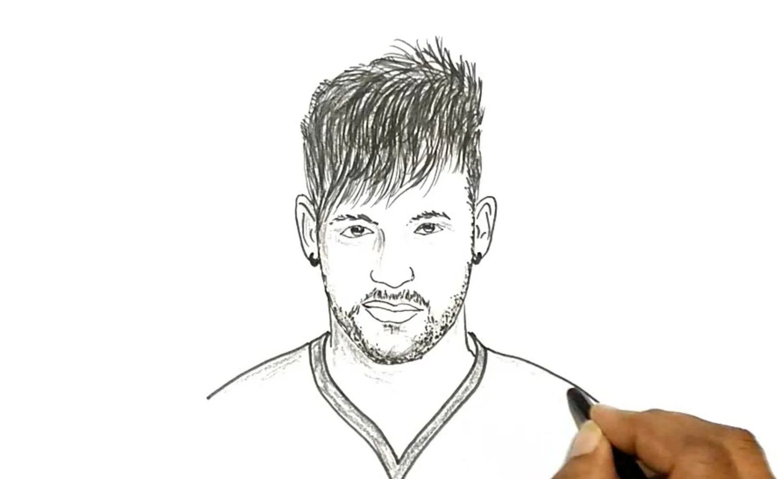 Çocuklar İçin  Ünlüler Neymar Boyama Sayfaları 