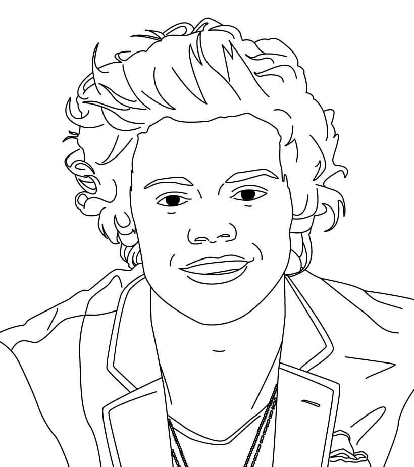Çocuklar İçin  Ünlüler One-Direction Boyama Sayfaları 