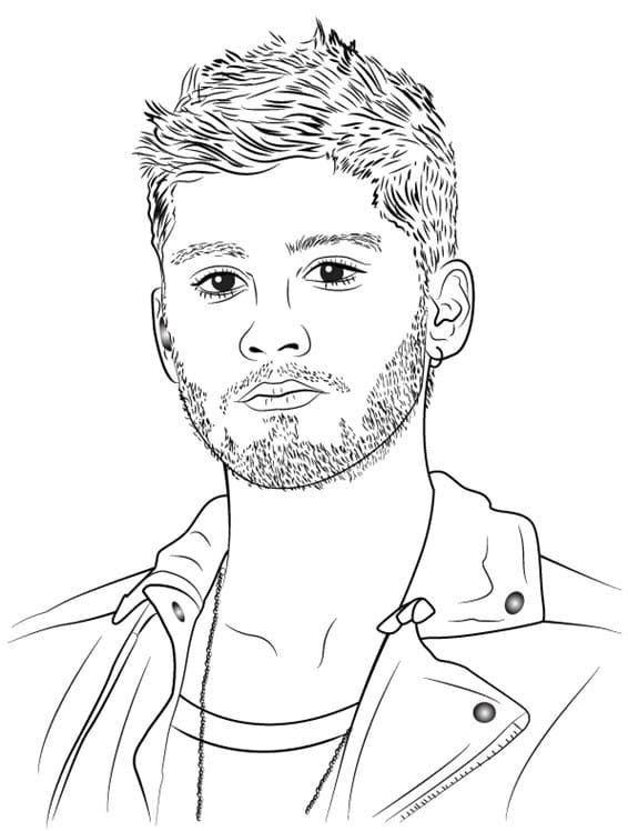 Çocuklar İçin  Ünlüler One-Direction Boyama Sayfaları 