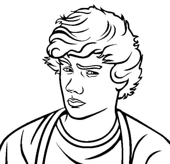 Çocuklar İçin  Ünlüler One-Direction Boyama Sayfaları 