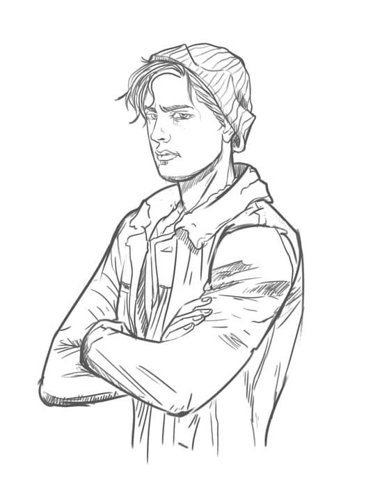 Çocuklar İçin  Ünlüler Riverdale Boyama Sayfaları 