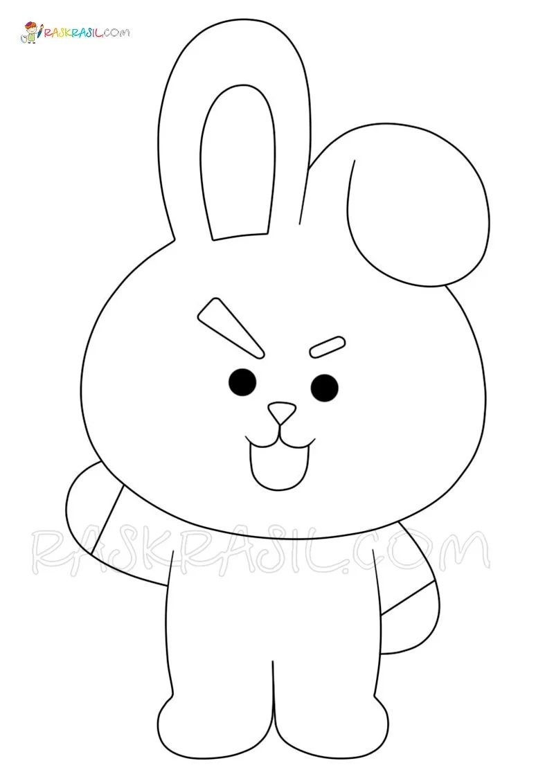 Çocuklar İçin Bt21 Boyama Sayfaları 