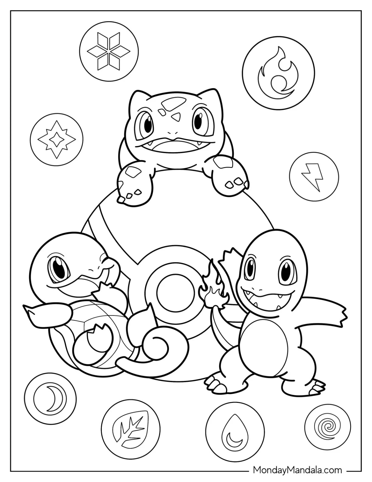 Çocuklar İçin Charmander Boyama Sayfaları 