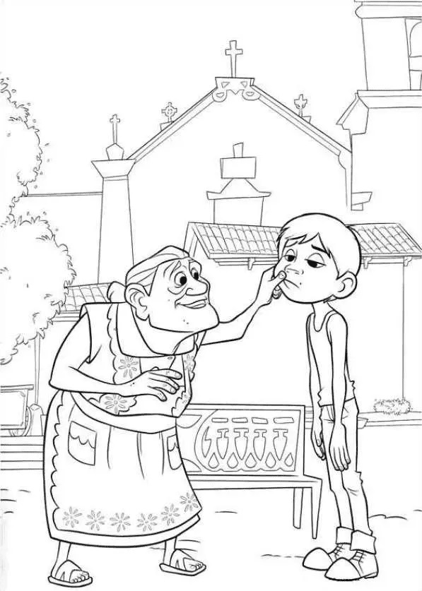 Çocuklar İçin Coco Boyama Sayfaları 