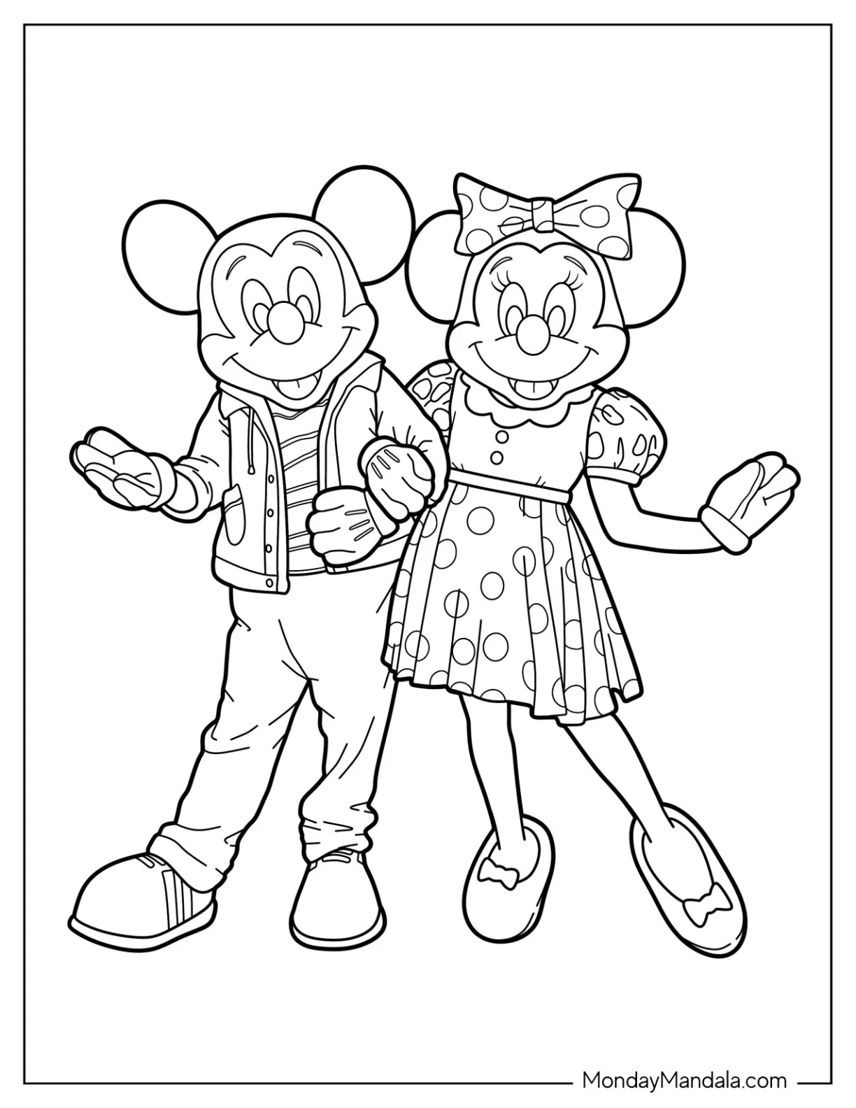 Çocuklar İçin Disneyland Boyama Sayfaları 