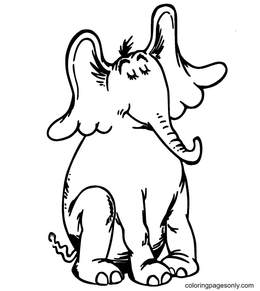 Çocuklar İçin Dr-Seuss Boyama Sayfaları 