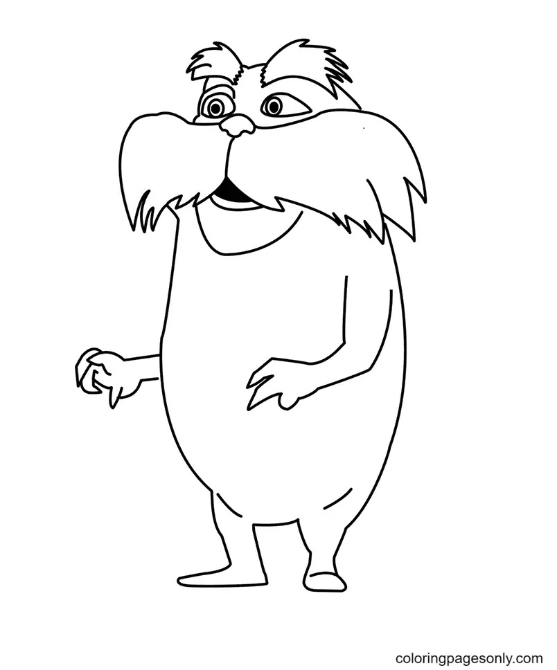 Çocuklar İçin Dr-Seuss Boyama Sayfaları 