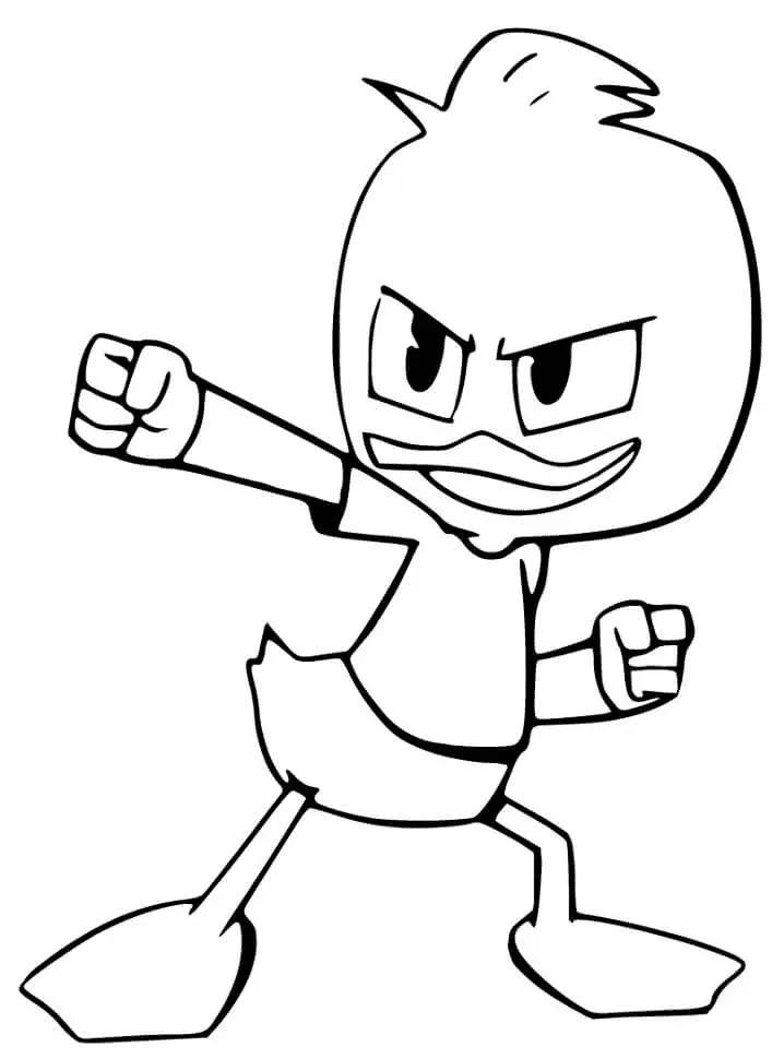 Çocuklar İçin Ducktales Boyama Sayfaları 