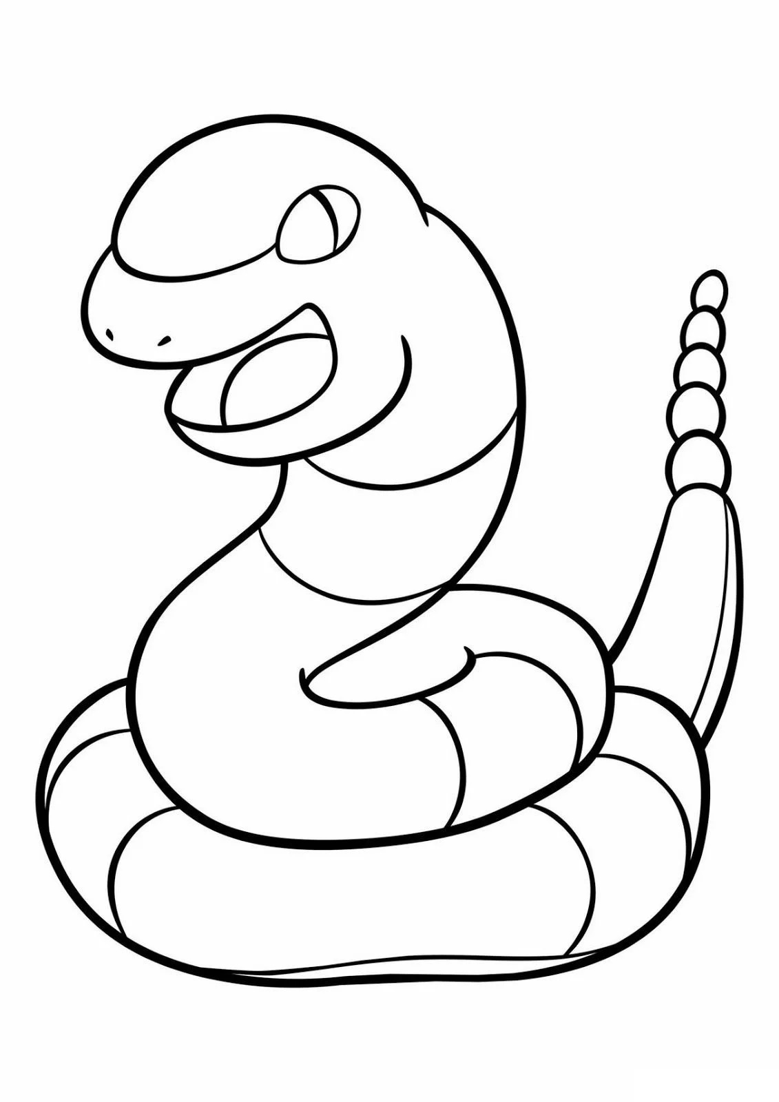 Çocuklar İçin Ekans Boyama Sayfaları 