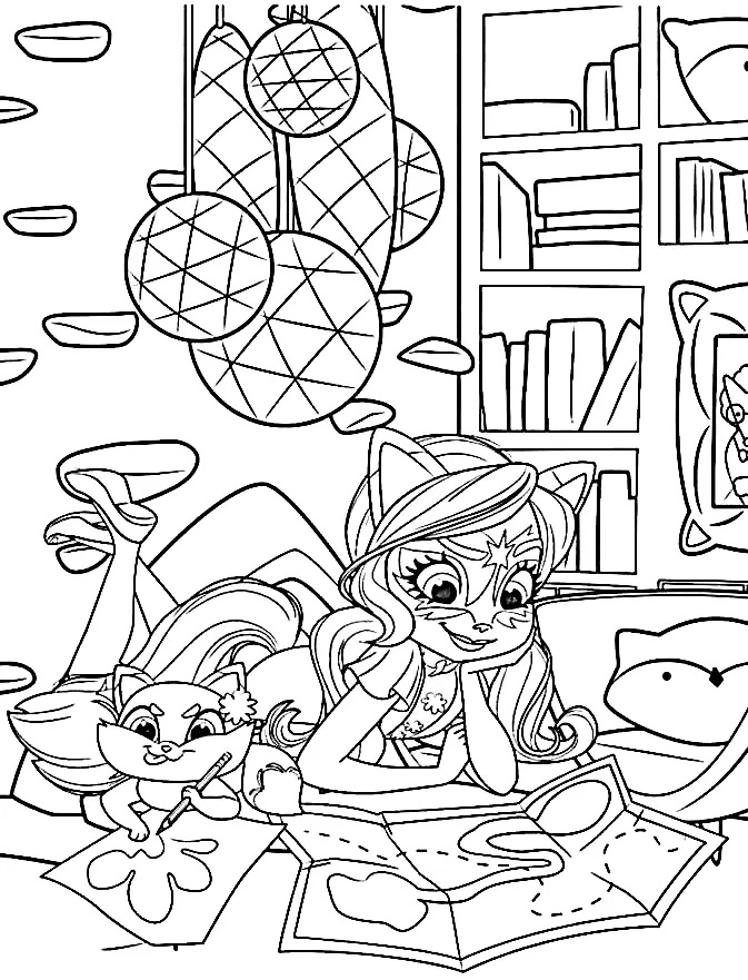 Çocuklar İçin Enchanted Boyama Sayfaları 