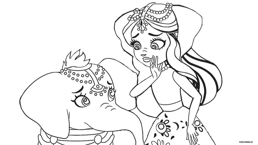 Çocuklar İçin Enchantimals Boyama Sayfaları 
