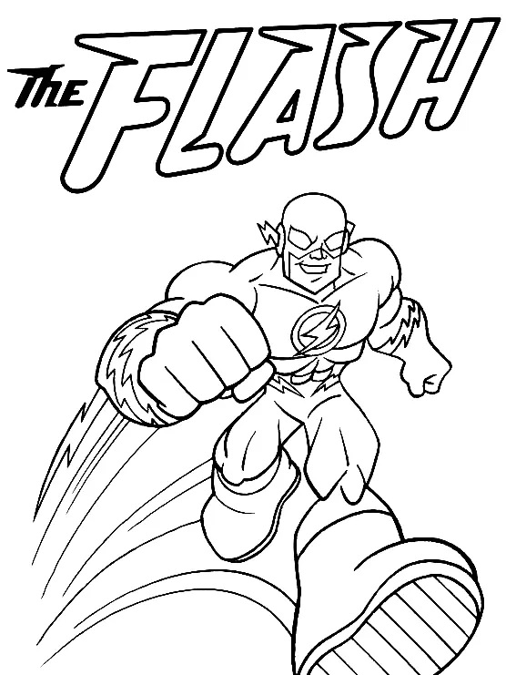 Çocuklar İçin Flash Boyama Sayfaları 
