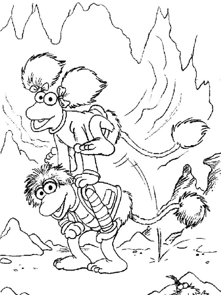 Çocuklar İçin Fraggles Boyama Sayfaları 