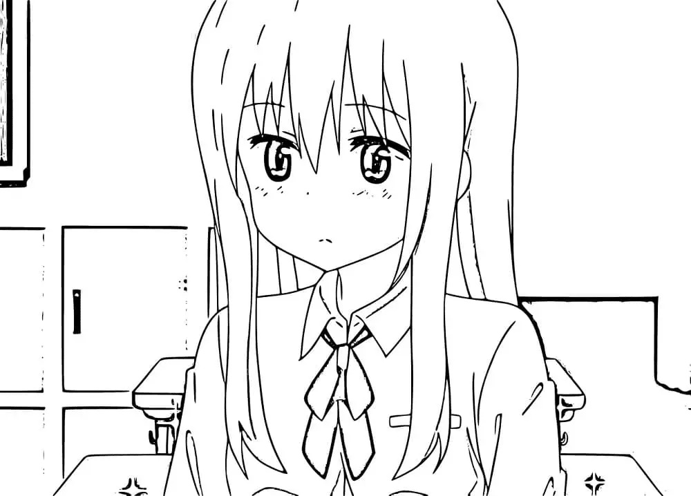 Çocuklar İçin Himouto Boyama Sayfaları 