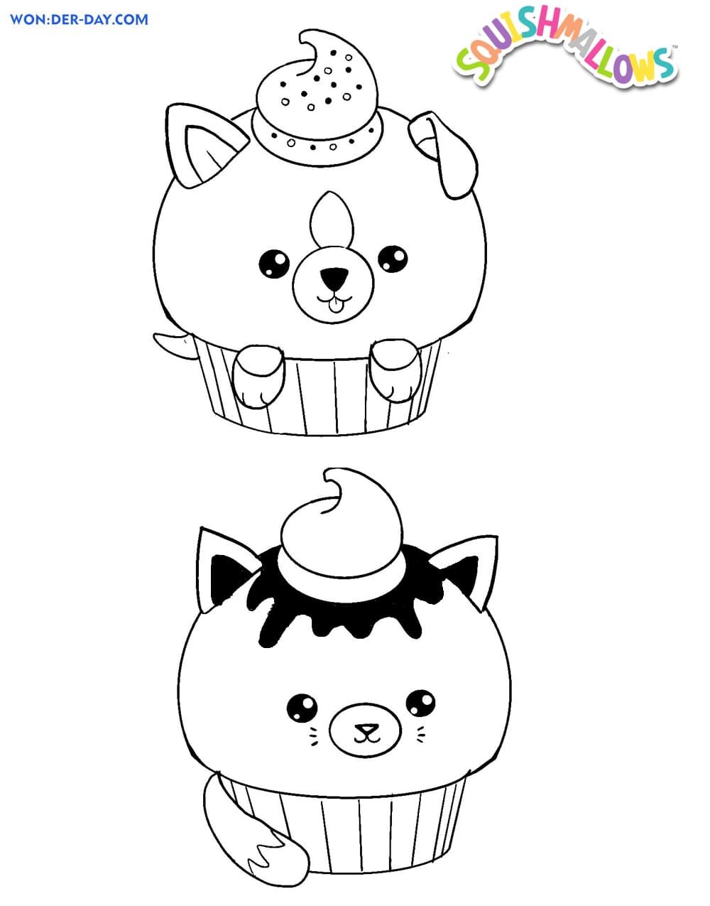 Çocuklar İçin Squishmallows Boyama Sayfaları 