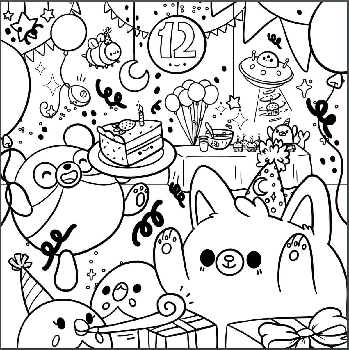 Çocuklar İçin Squishmallows Boyama Sayfaları 