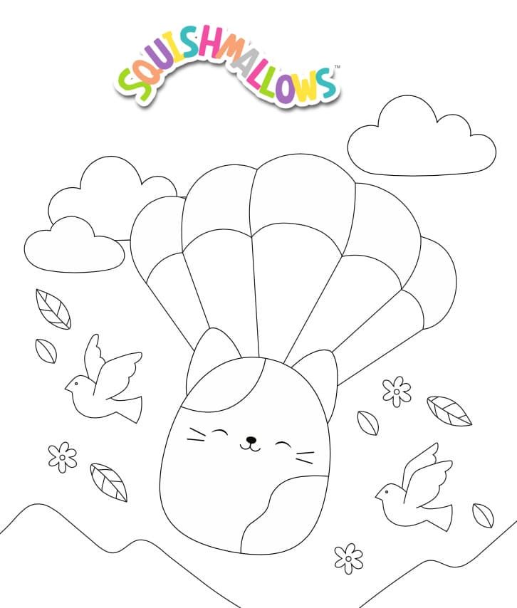 Çocuklar İçin Squishmallows Boyama Sayfaları 