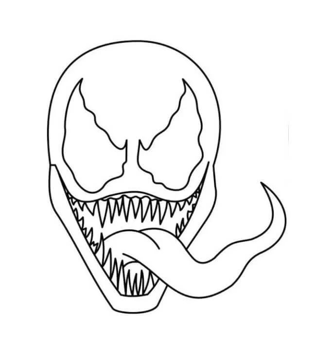 Çocuklar İçin Venom Boyama Sayfaları 