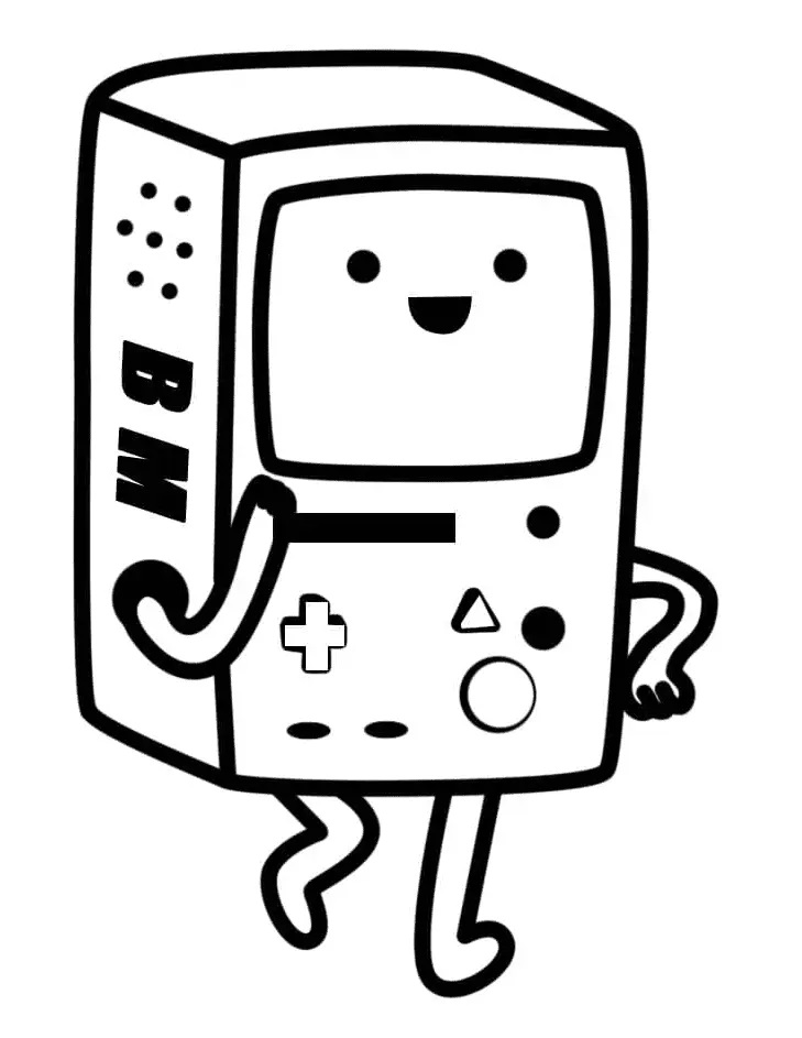Çocuklar İçin Adventure Time Boyama Sayfaları 