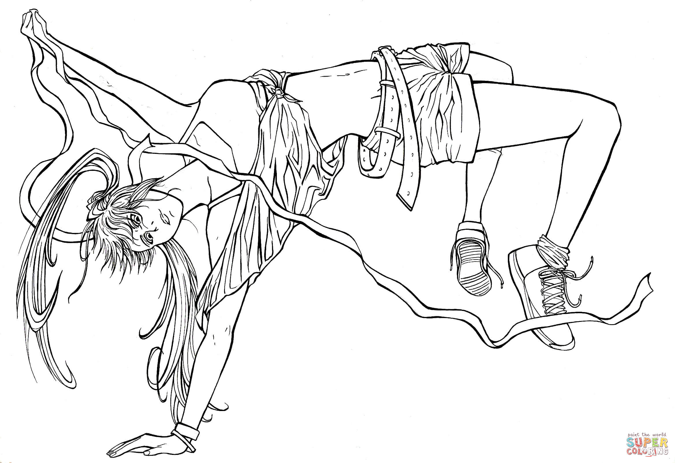 Çocuklar İçin Air Gear Boyama Sayfaları 