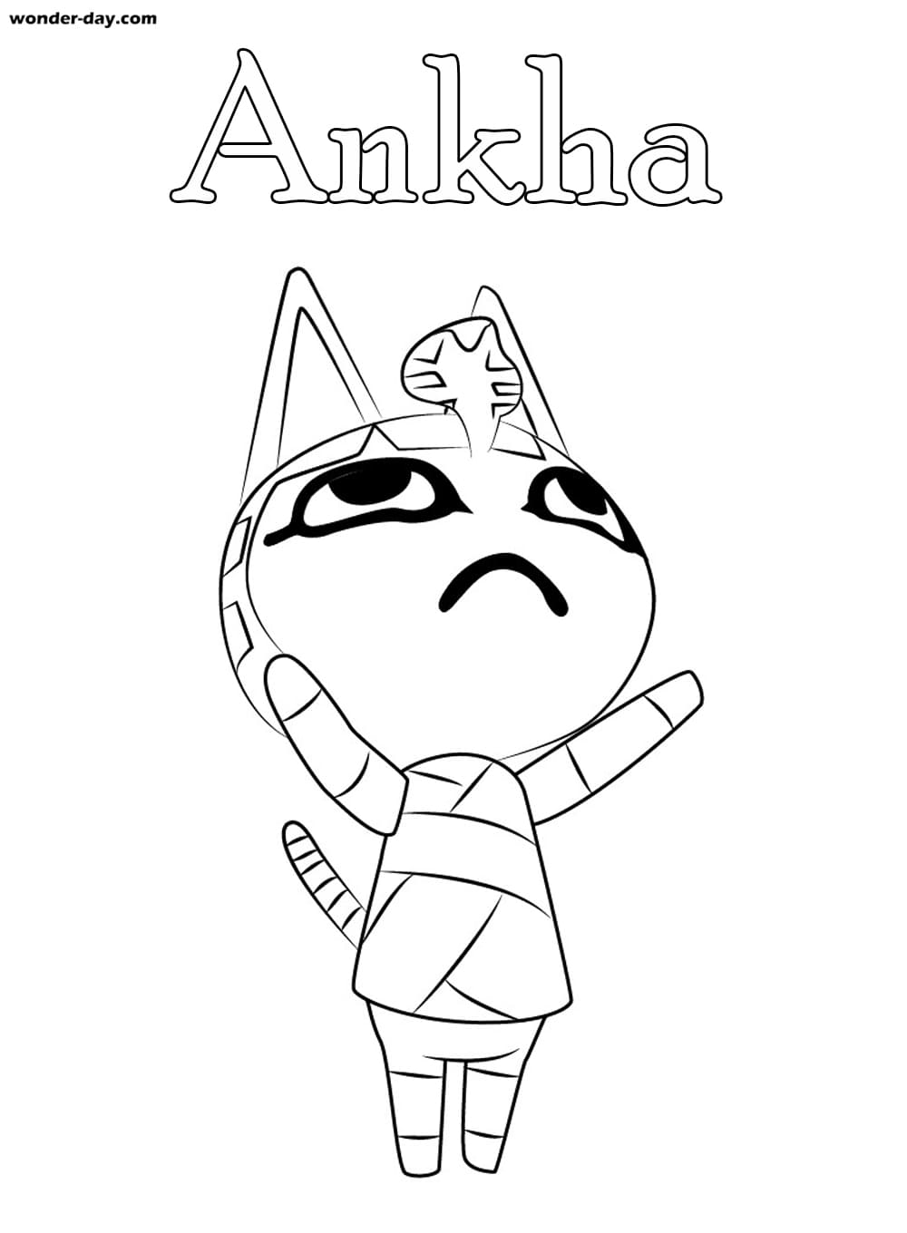 Çocuklar İçin Animal Crossing Boyama Sayfaları 